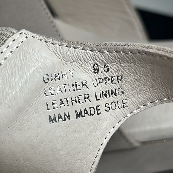 Chocolat Blu Ginny Chunky Heel Sandals Champagne Women’s Size US 8.5 - Picture 7 of 16